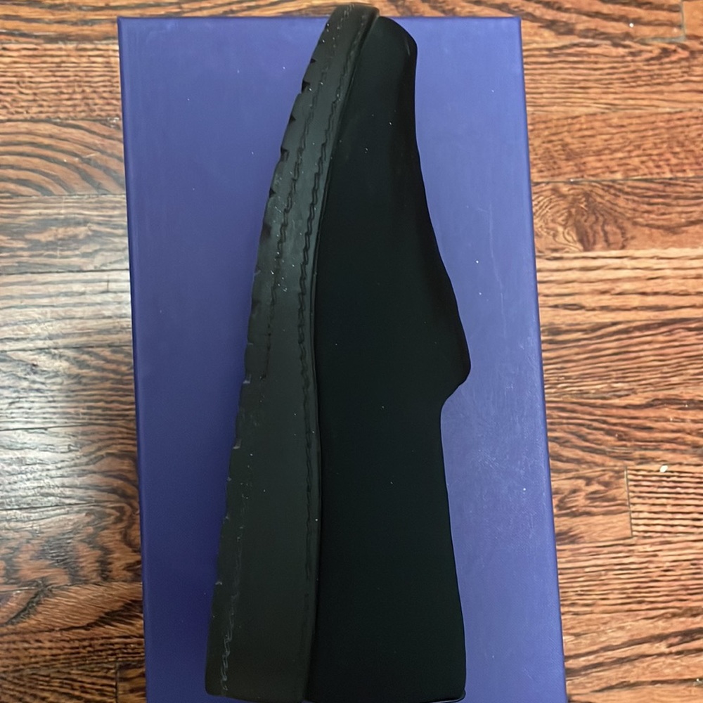 NEW Stuart Weitzman Sofa Black Stretch Pull On Loafer Black.Size 7.Made in Spain - Picture 4 of 14